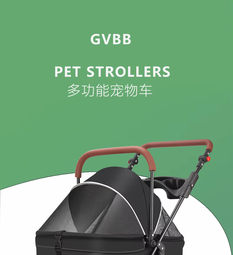 Carrito plegable para mascotas