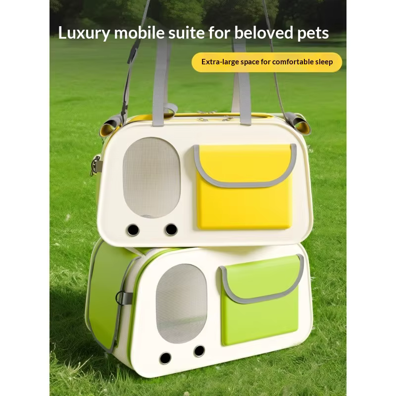 Mochila transportadora de viaje para gatos y perros mini transpirable - imagen 2