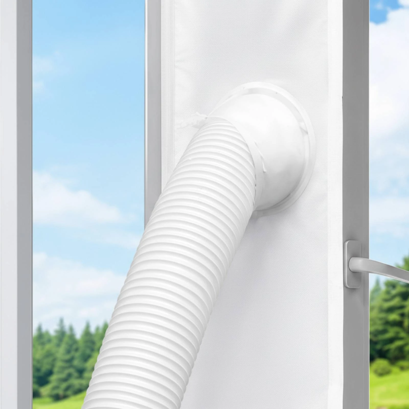 Panel sellado ventana para aire acondicionado portátil – Kit universal ajustable - imagen 4