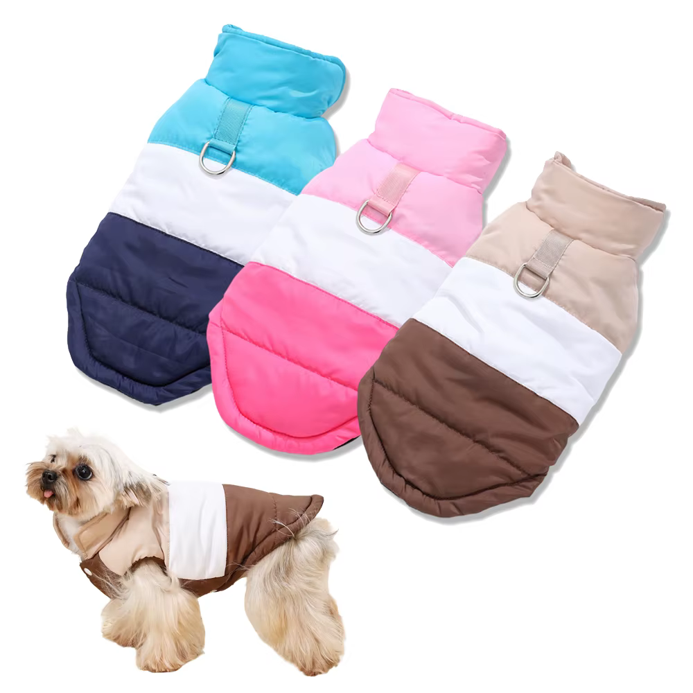 Abrigo acolchado de invierno para perros pequeños - imagen 4