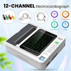 Electrocardiógrafo veterinario para gatos y perros con pantalla táctil