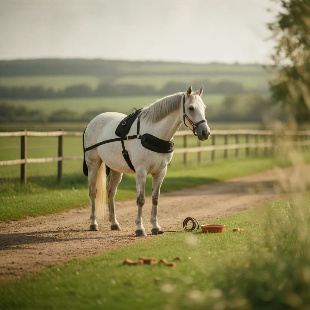 Bolsa Recoge Caca de Caballo Portátil – Resistente a Fugas para Establos y Paseos