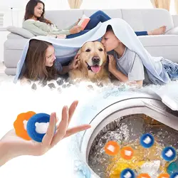 Bola reutilizable para lavadora que quita pelo de gato y perro
