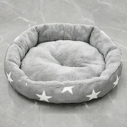 Cama nido para perros y gatos, lavable con base antideslizante
