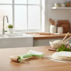 Rodillo de repostería de doble cabezal para dumplings con agarre cómodo