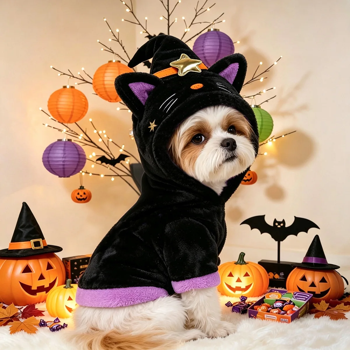 Disfraz de perro para Halloween – Atuendo festivo para cachorros pequeños y medianos - imagen 3