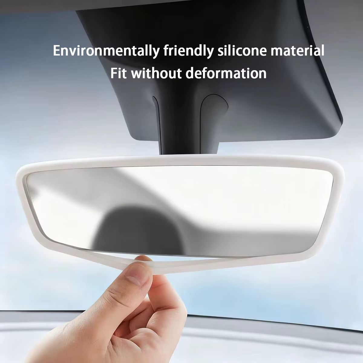 Funda protectora espejo retrovisor coche silicona anticolisión - imagen 3