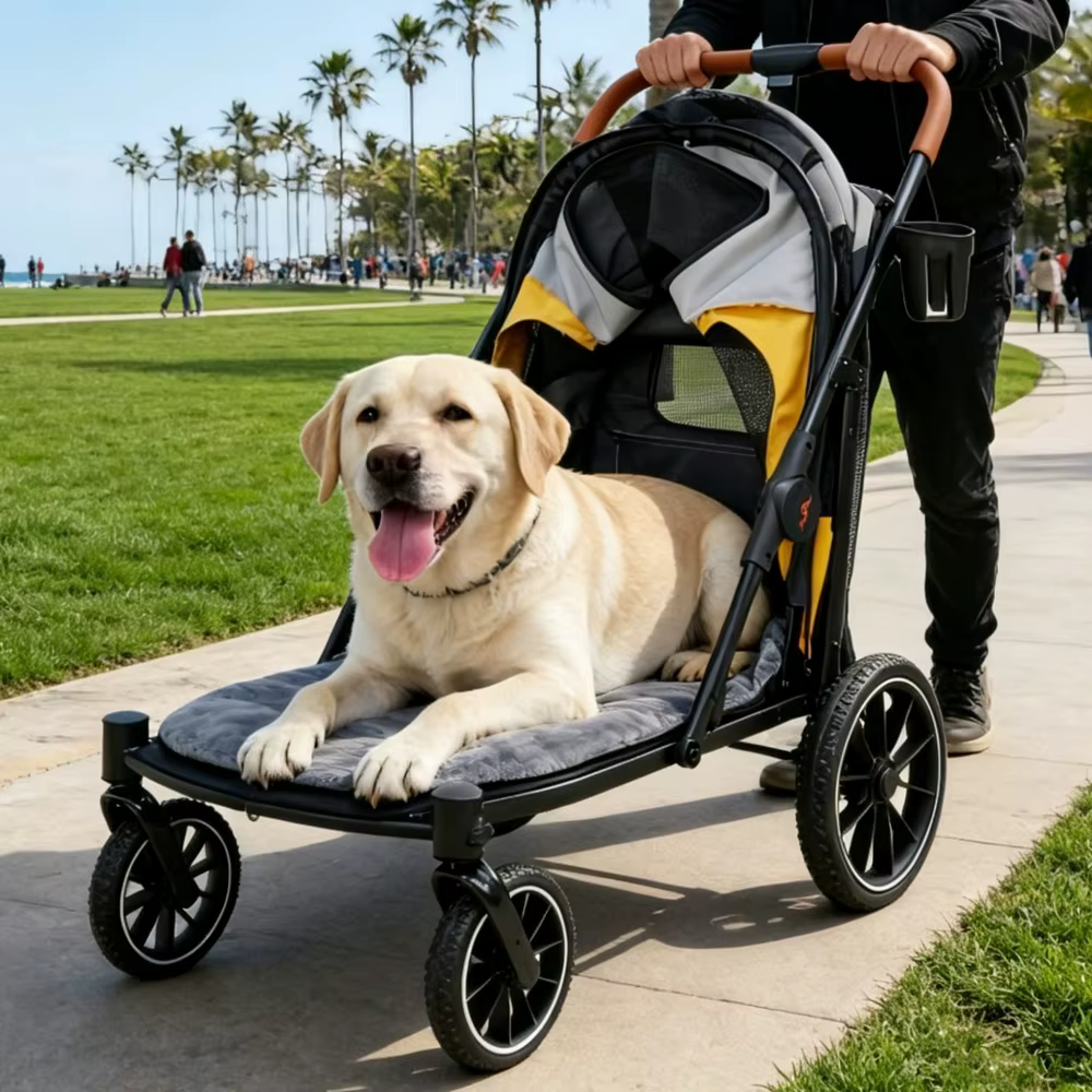 Carrito plegable robusto para perros y gatos – Transporte - imagen 3