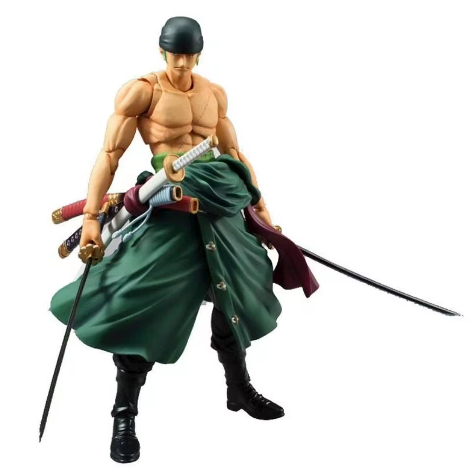 Figura Coleccionable Roronoa Zoro One Piece 18 cm – Estilo Anime para Decoración
