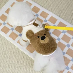 Sudadera disfraz oso para perro – Capucha cálida de felpa