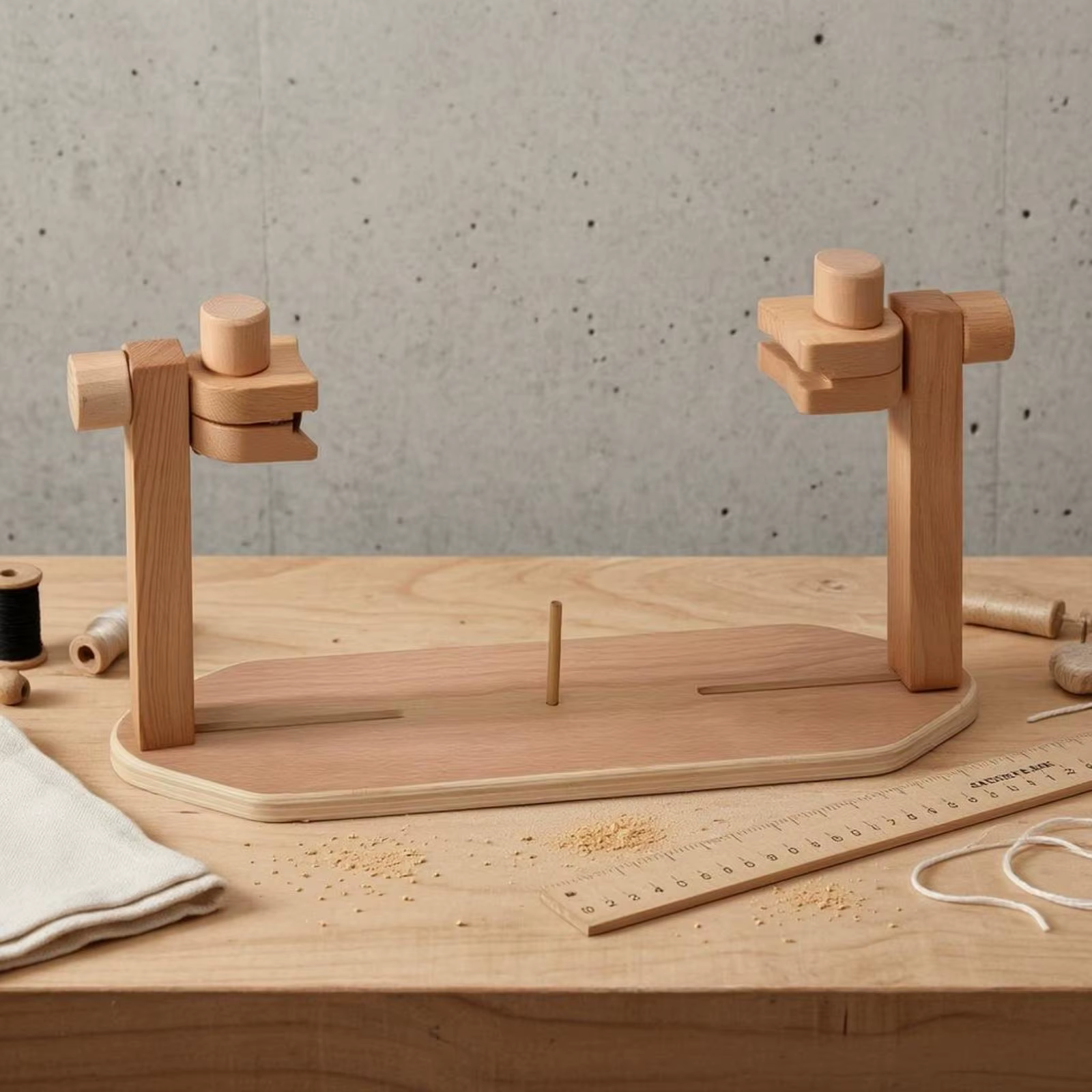 Soporte ajustable de madera para comedero de gato - imagen 4