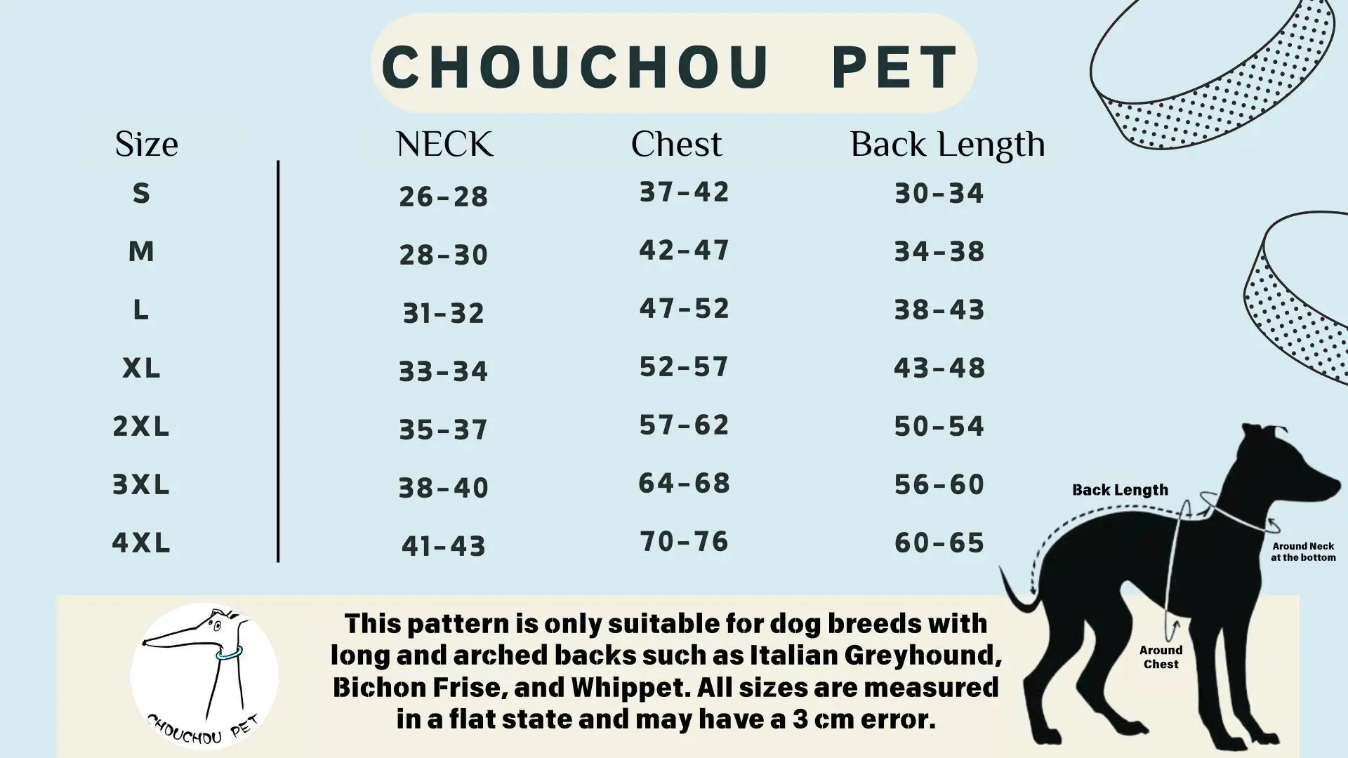 Chubasquero para galgo italiano en exterior
