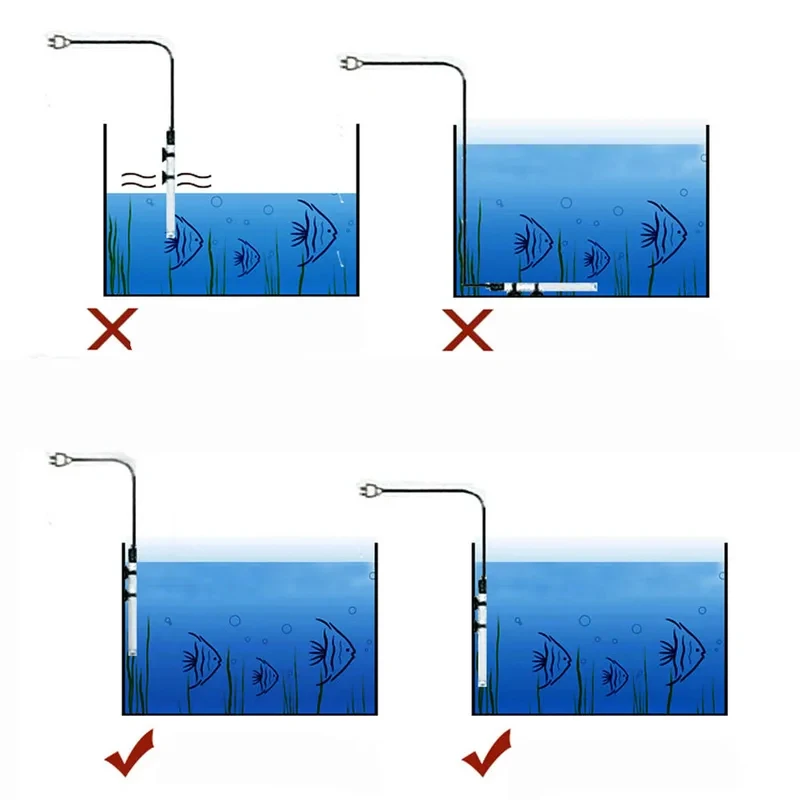 Calentador de acuario sumergible con termostato y potencia ajustable - imagen 2