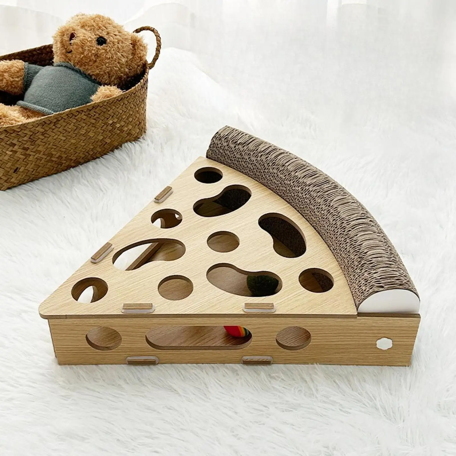 Kittern Ball Toy Cat Interactive Box for Kitten Bored Cats Entertainment