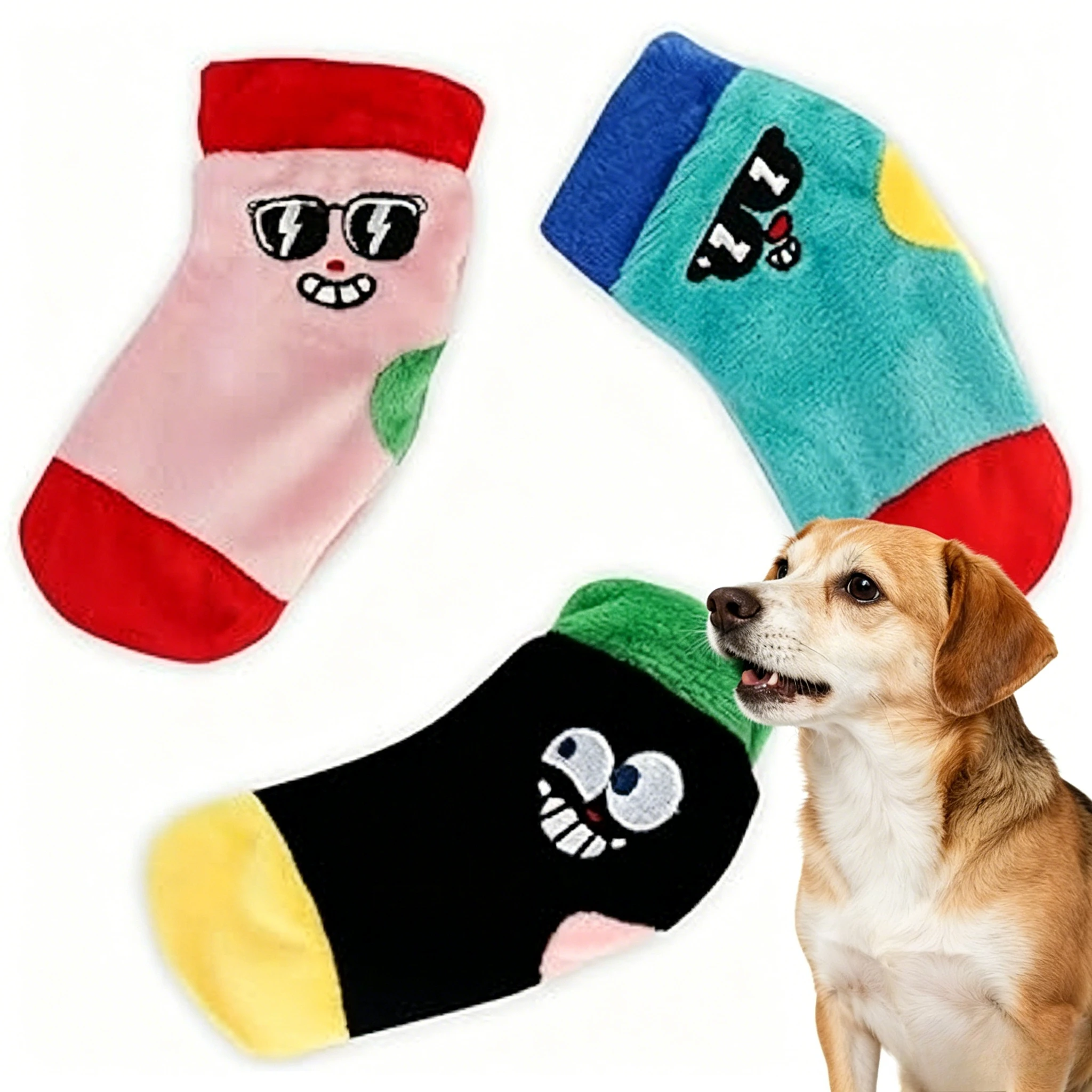 Juguete para perros con sonido y peluche masticable - imagen 5