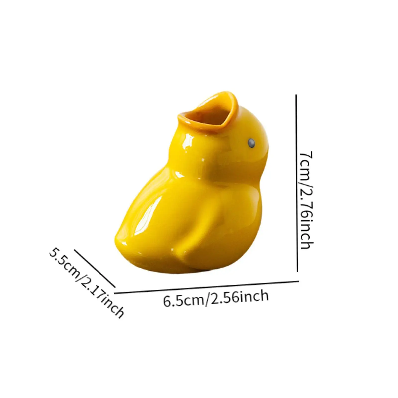 Portacepillos de dientes de cerámica con diseño de pato - imagen 4