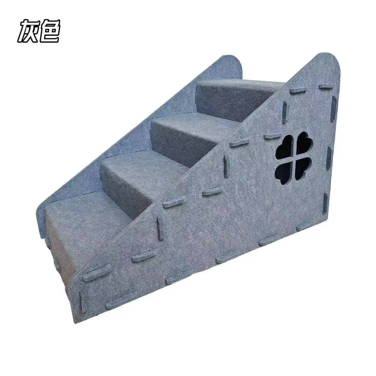 Rampa antideslizante para gatos y perros pequeños – Escalera desmontable para cama y sofá - imagen 4