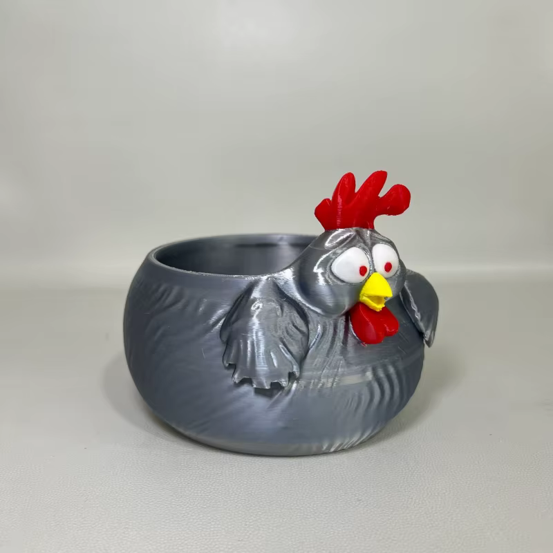 Tazón para huevos con forma de gallina