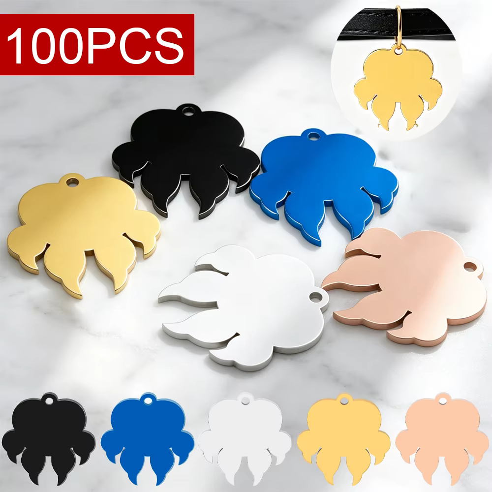Colgantes en blanco para collares de mascotas y joyería