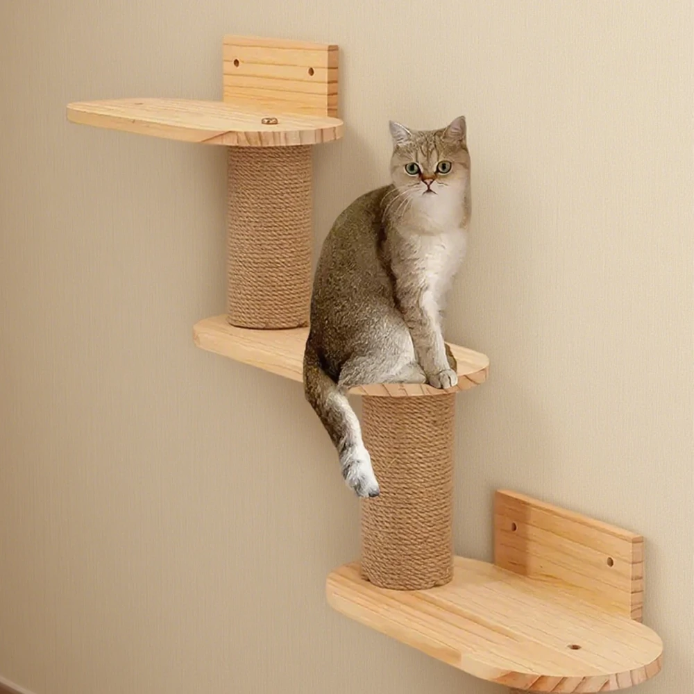 Configuración multi-nivel para gatos