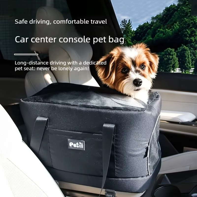 Bolsa Transporte Mascotas Consola Coche Gatos y Perros – Transpirable - imagen 4
