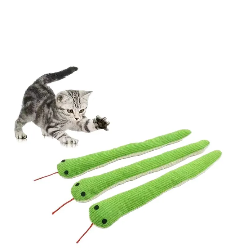 Juguete serpiente verde para perros antiaburrimiento masticar crujiente - imagen 5
