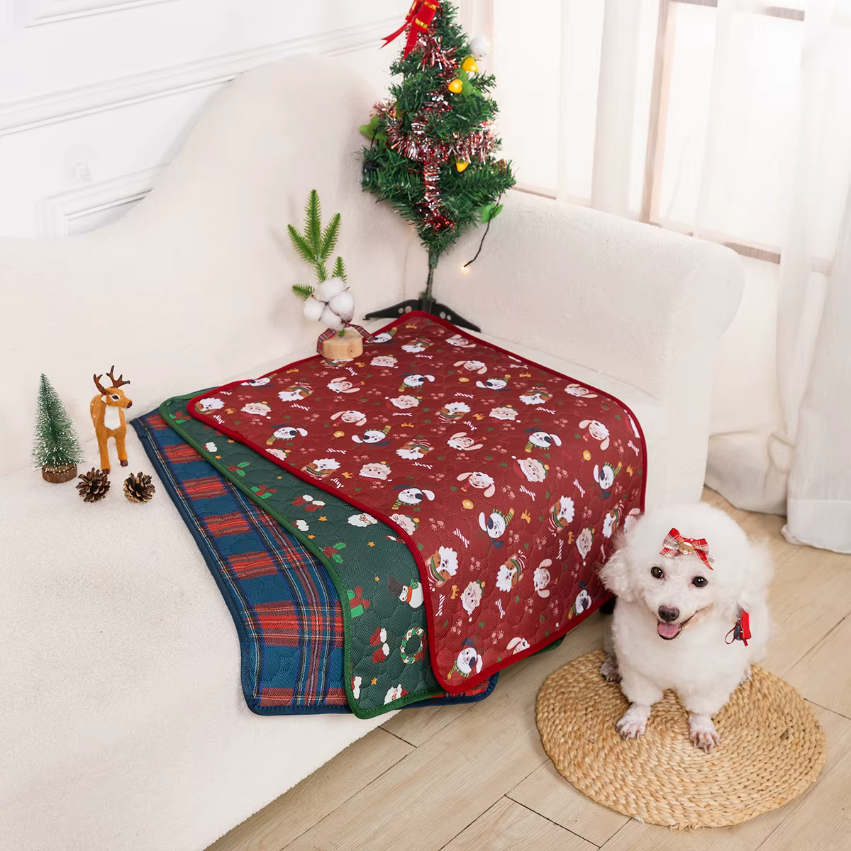 Alfombrilla higiénica reutilizable para perros y gatos – Absorbente y antideslizante - imagen 4