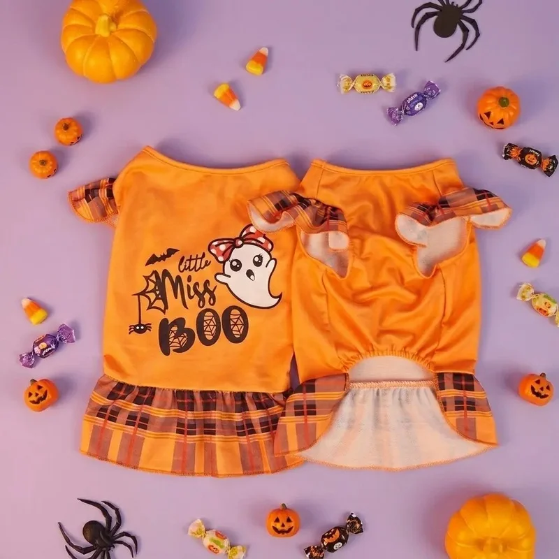 Disfraz Halloween Tutú Little Miss Boo para Perros y Gatos - imagen 5