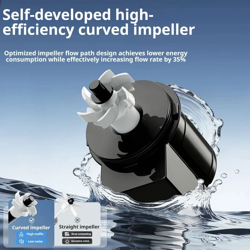 Bomba Sumergible USB para Acuario – Suministros Peces con Filtro - imagen 5