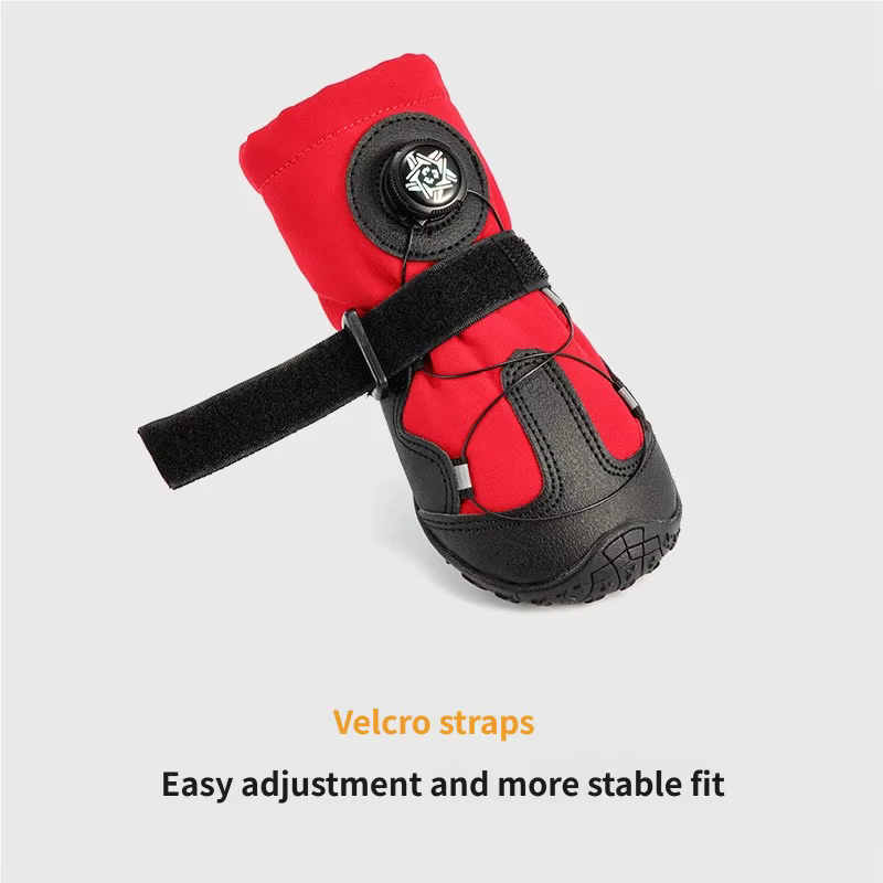 Botas para perro ajustables con dial, antideslizantes y reflectantes