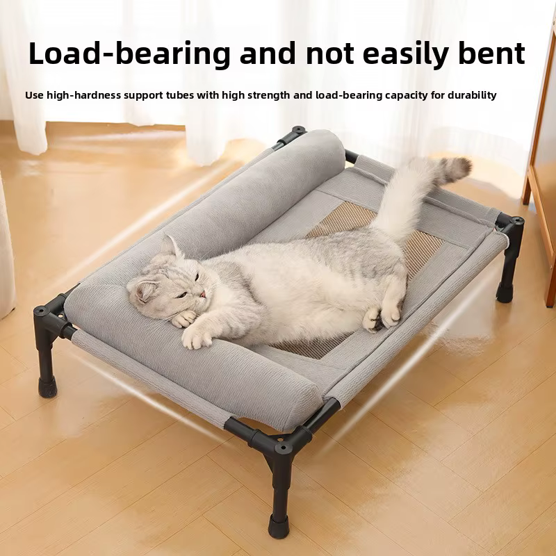 Cama elevada transpirable para gatos y perros medianos y grandes - imagen 4