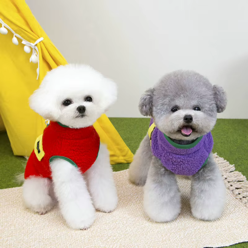 Chaleco polar cálido para perros pequeños y cachorros - imagen 2