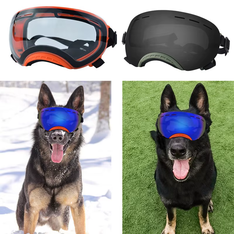 Gafas de sol para perros con lentes intercambiables y UV - imagen 2