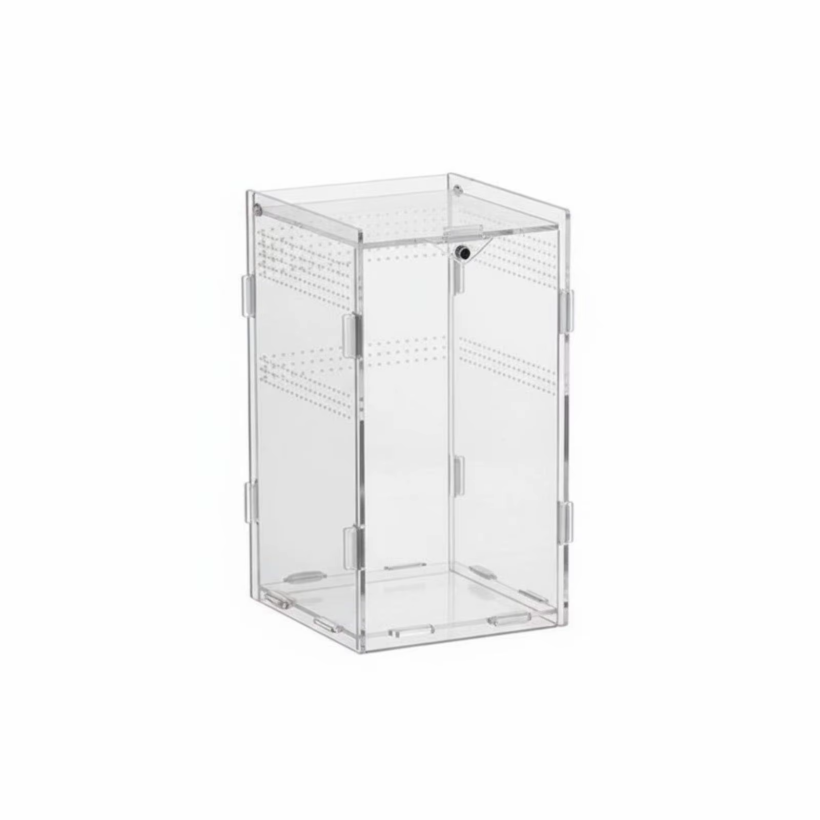 Terrario Transparente para Reptiles con Vista Panorámica 360°