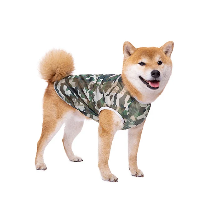 Camiseta para perro tie-dye de secado rápido con protección solar