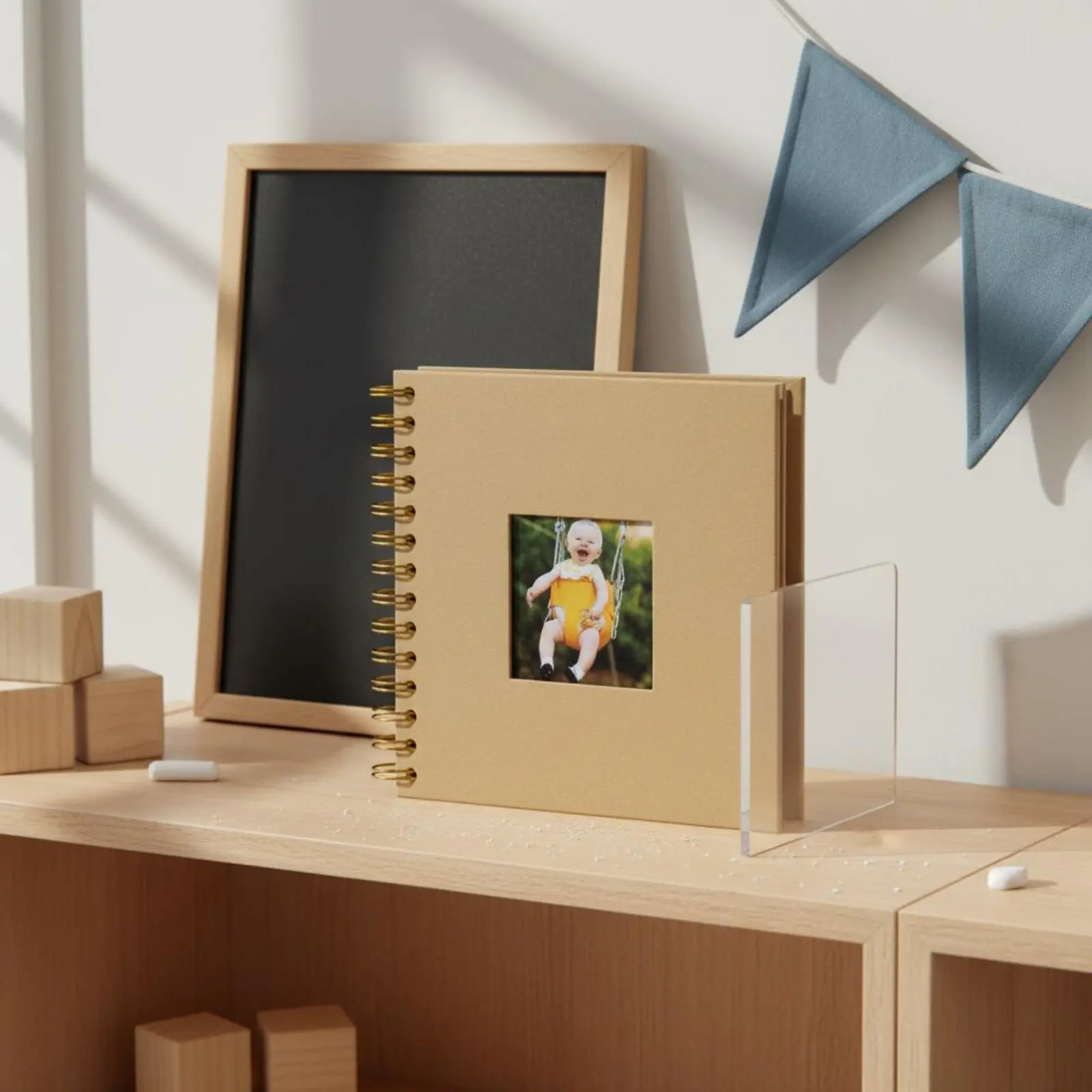 Álbum de recortes DIY con papel grueso para graduación y recuerdos