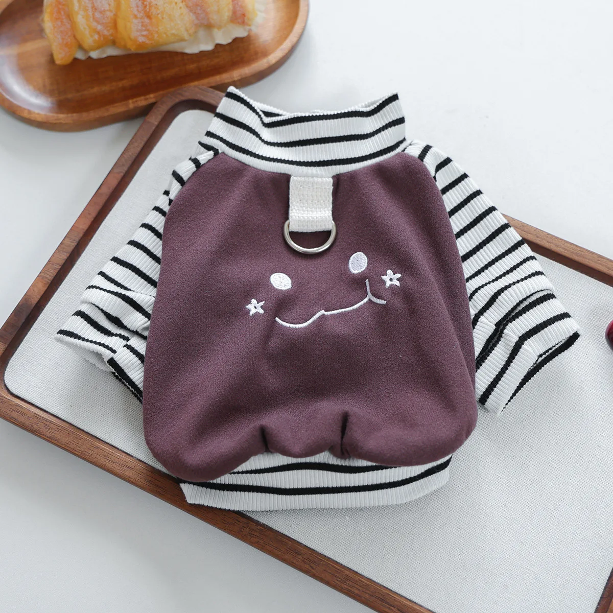 Jersey a rayas con capucha para perros pequeños - imagen 5