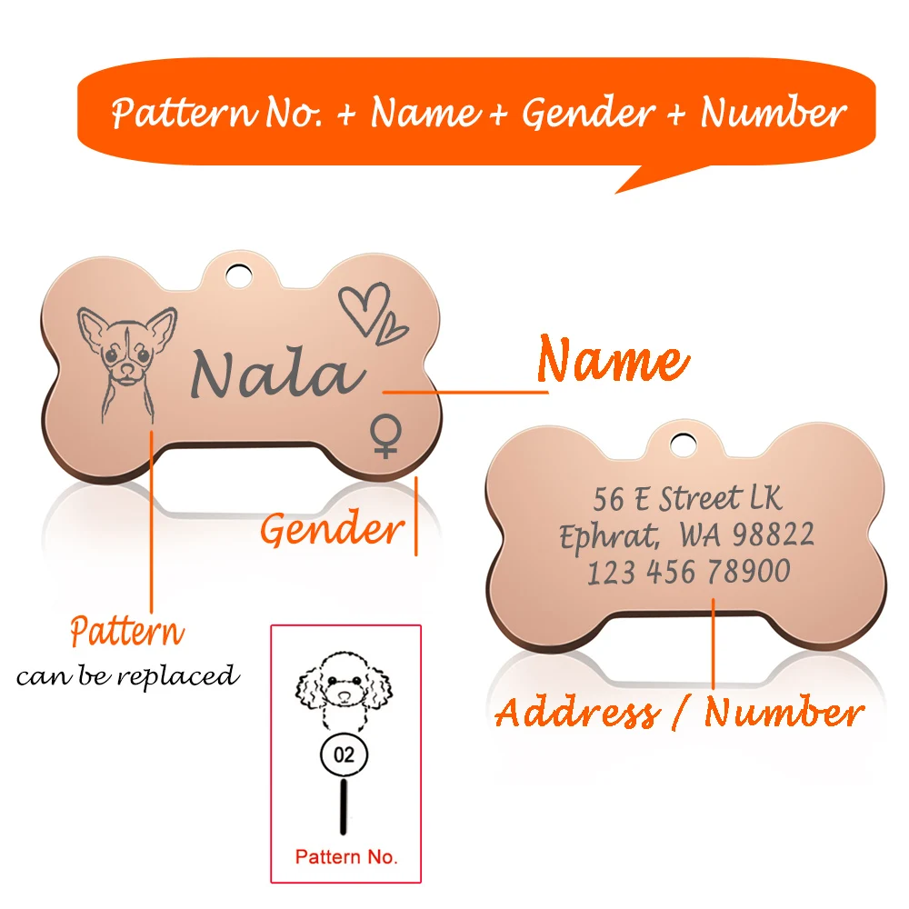 Comparativa de tamaños para diferentes mascotas