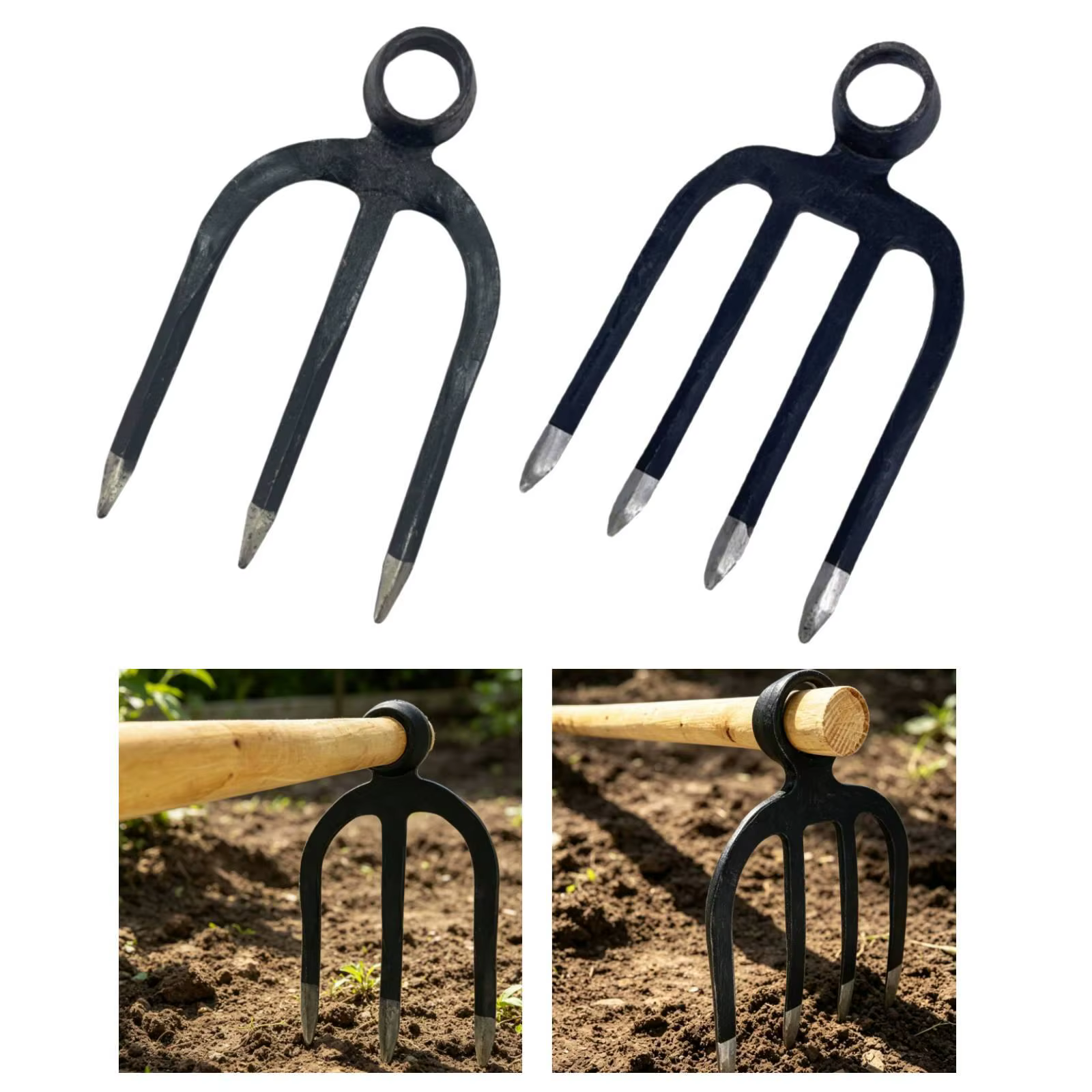 Extractor de maleza de acero para jardín, ideal con perros - imagen 4
