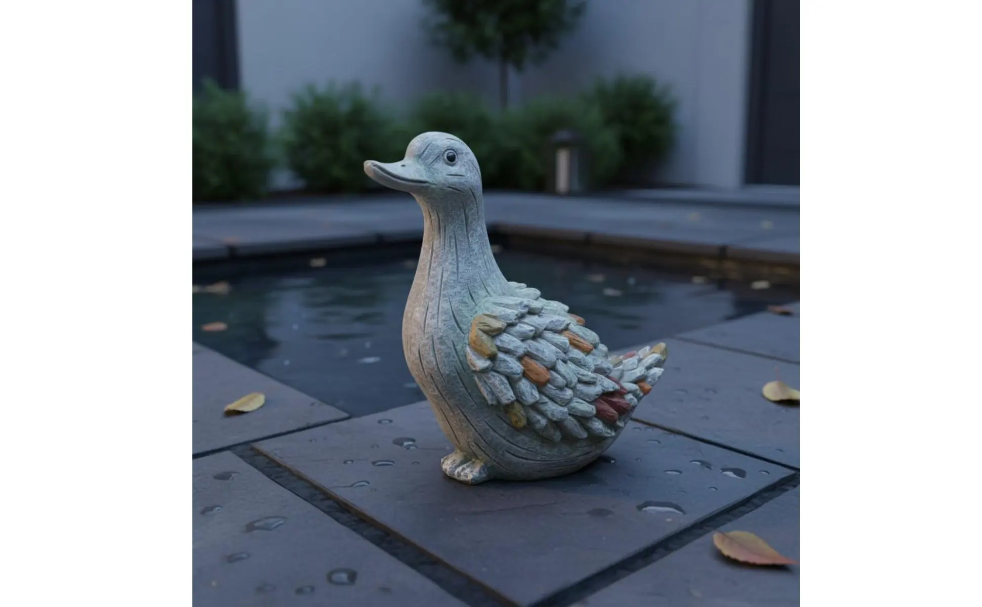 Aves acuáticas para decorar patio y balcón