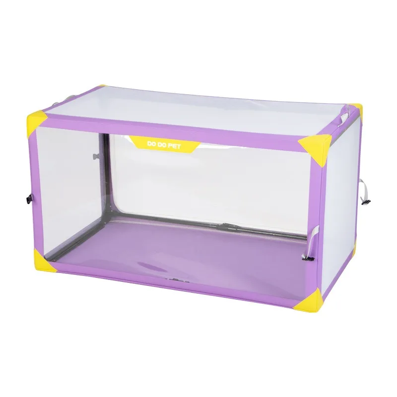 Jaula plegable de malla transpirable para gatos y perros con puerta - imagen 4
