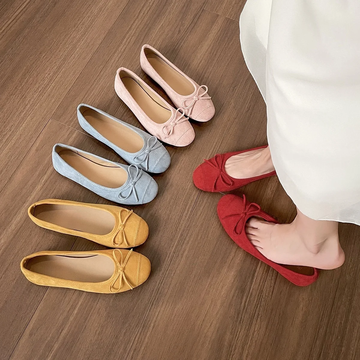Suela suave de los zapatos planos TULX