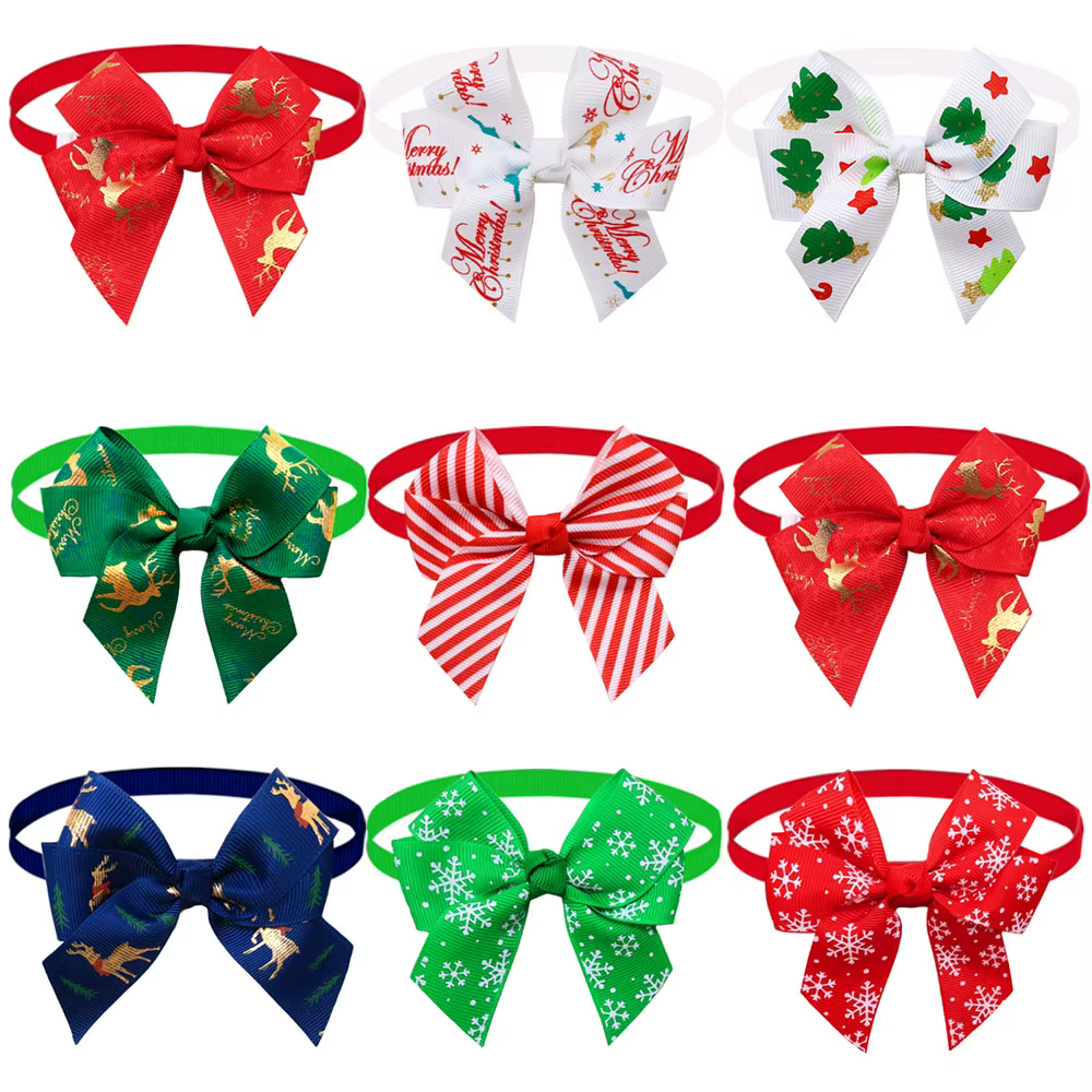 Pack lazos ajustables para perros – Accesorios de invierno y Navidad - imagen 3