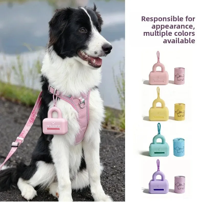 Porta Bolsas de Caca para Perros – Dispensador de Silicona Portátil - imagen 2