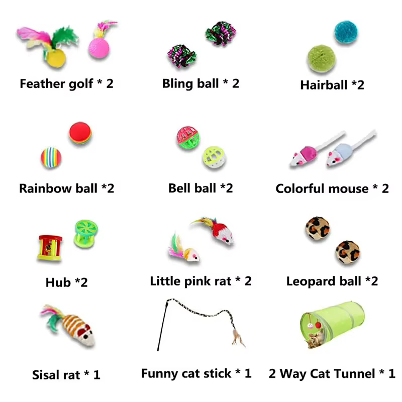 Accesorios de juguetes para gatos