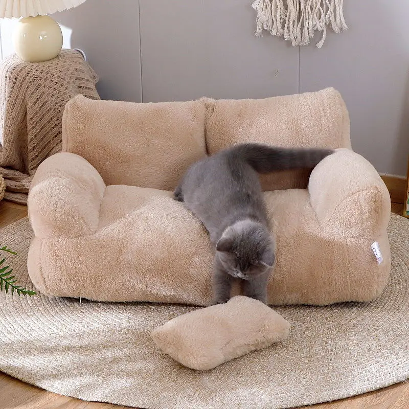 Cama nido desmontable y lavable para gatos universal, todo temporada - imagen 3