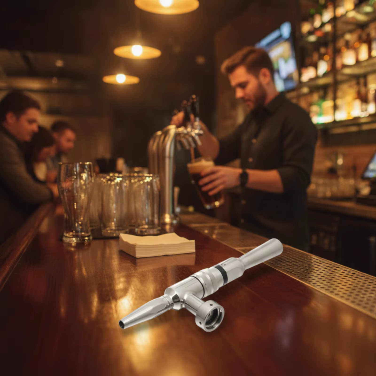 Grifo cerveza acero inoxidable para bares y restaurantes - imagen 5