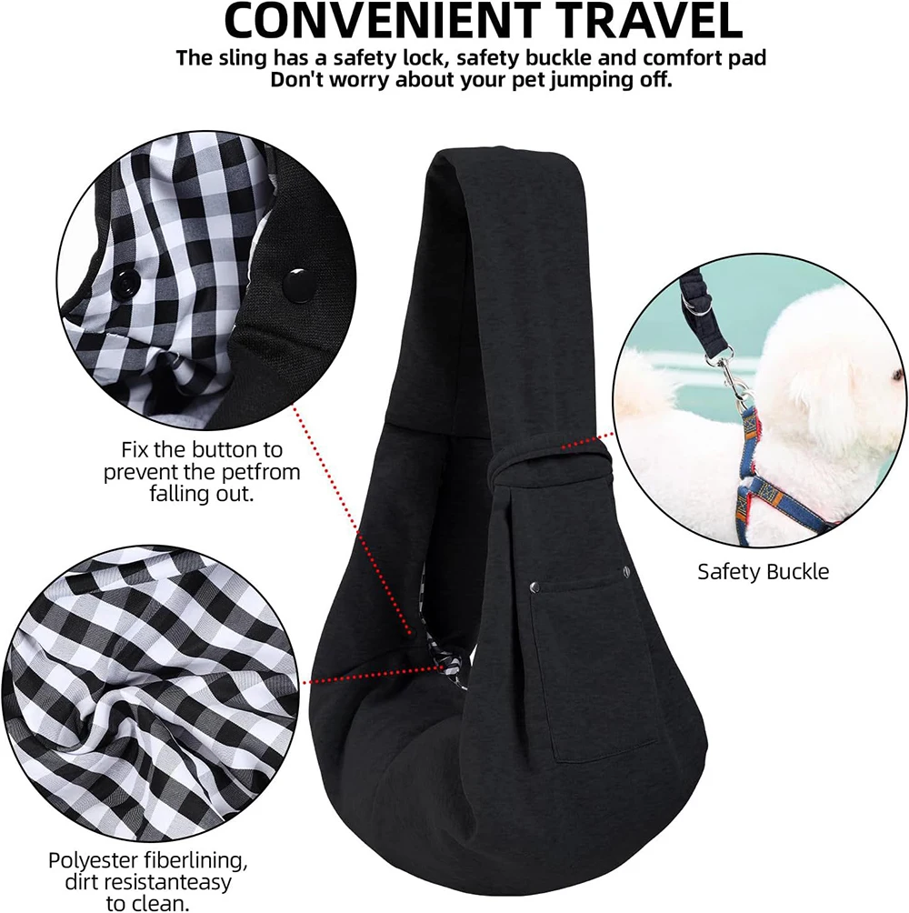 Bolso bandolera portátil para perros, gatos, ideal viajes y ruta