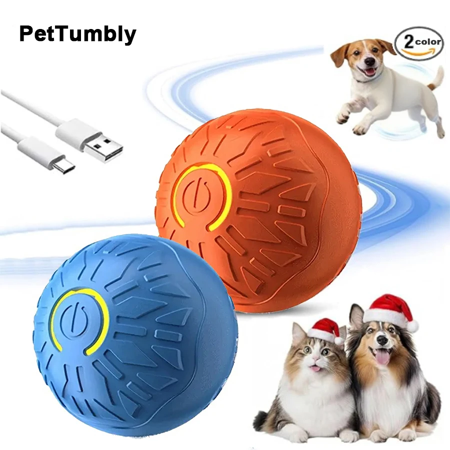 Pelota automática USB recargable para perros – Juguete interactivo