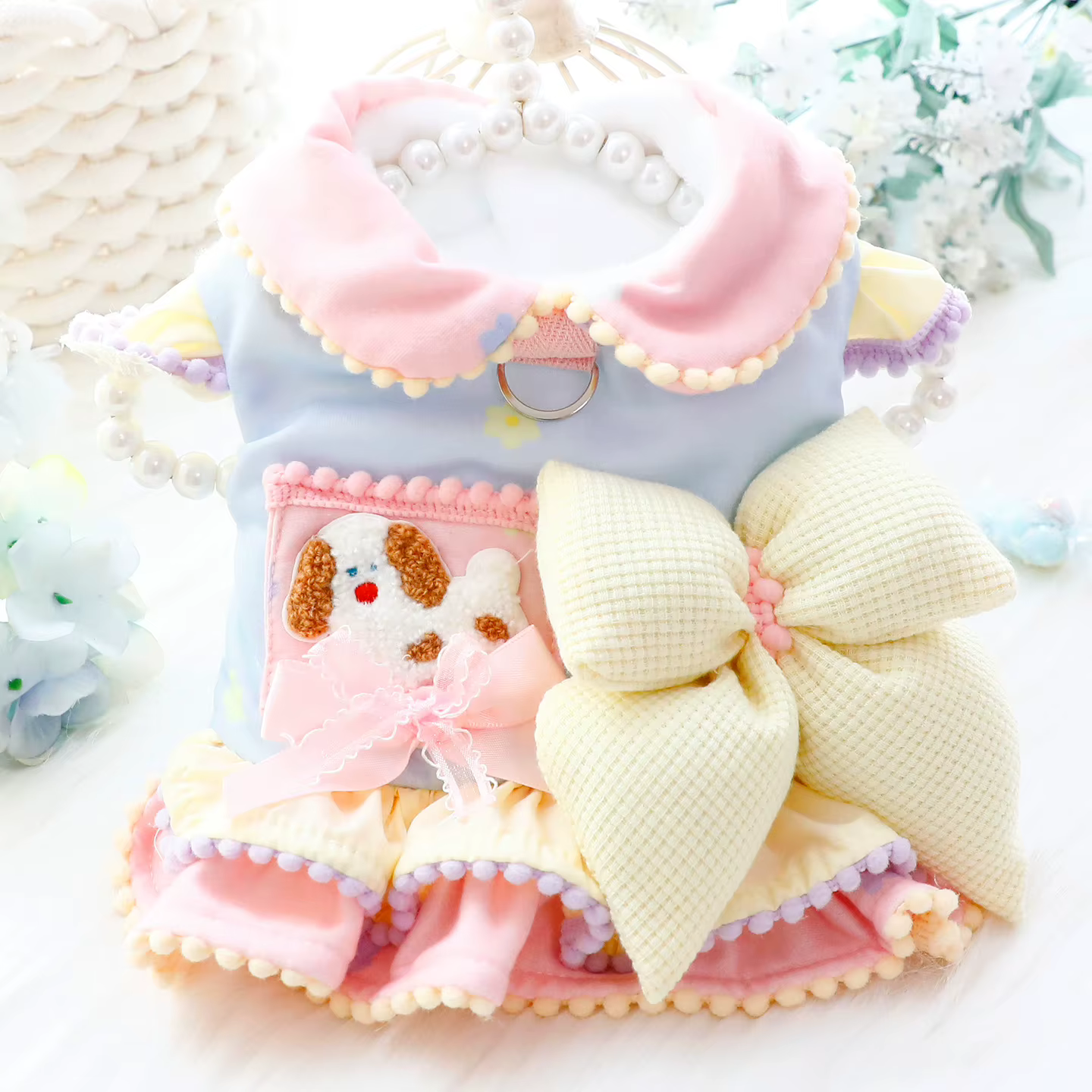 Vestido de invierno para Chihuahua y perros pequeños, estilo princesa